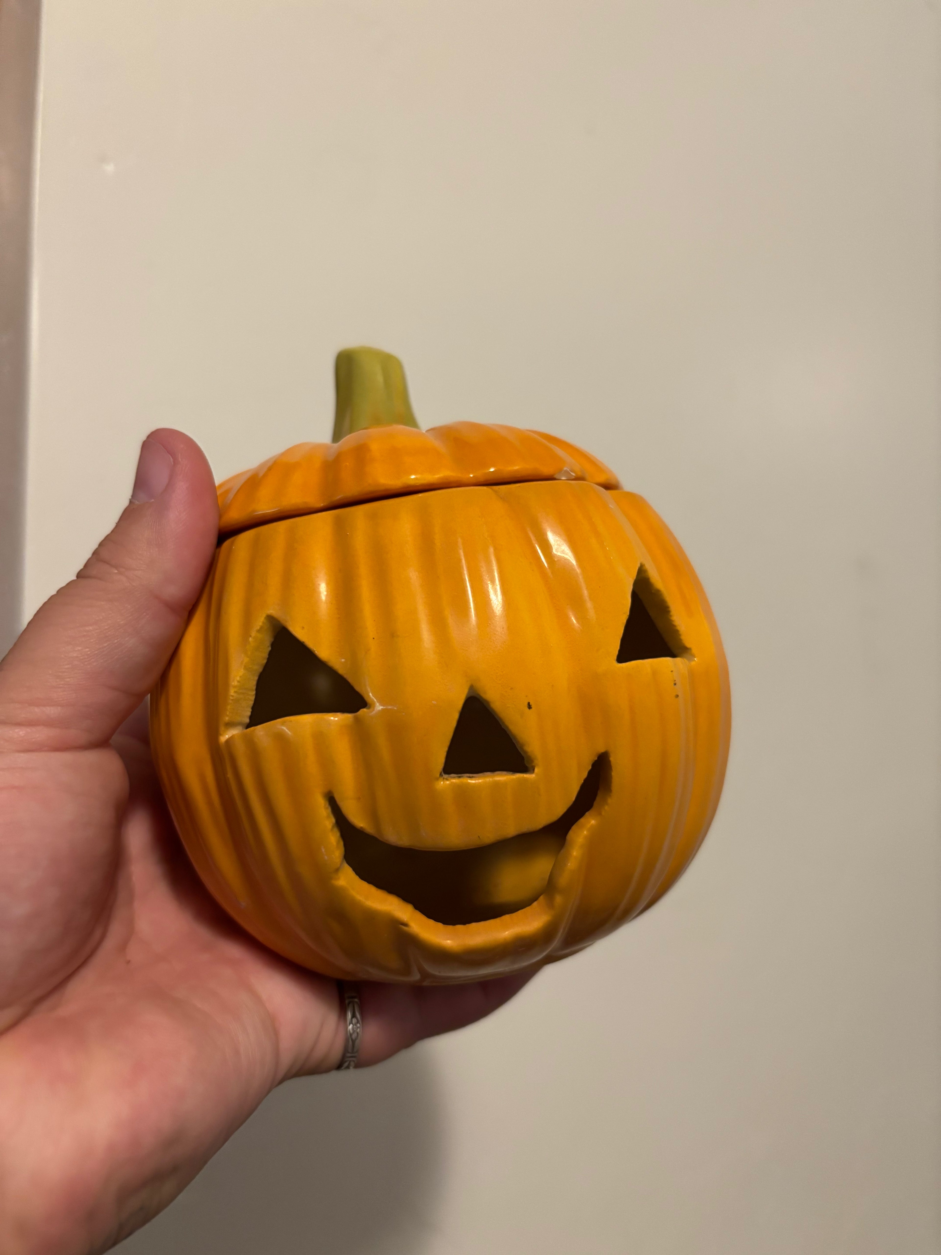 Halloween Pumpkin Container