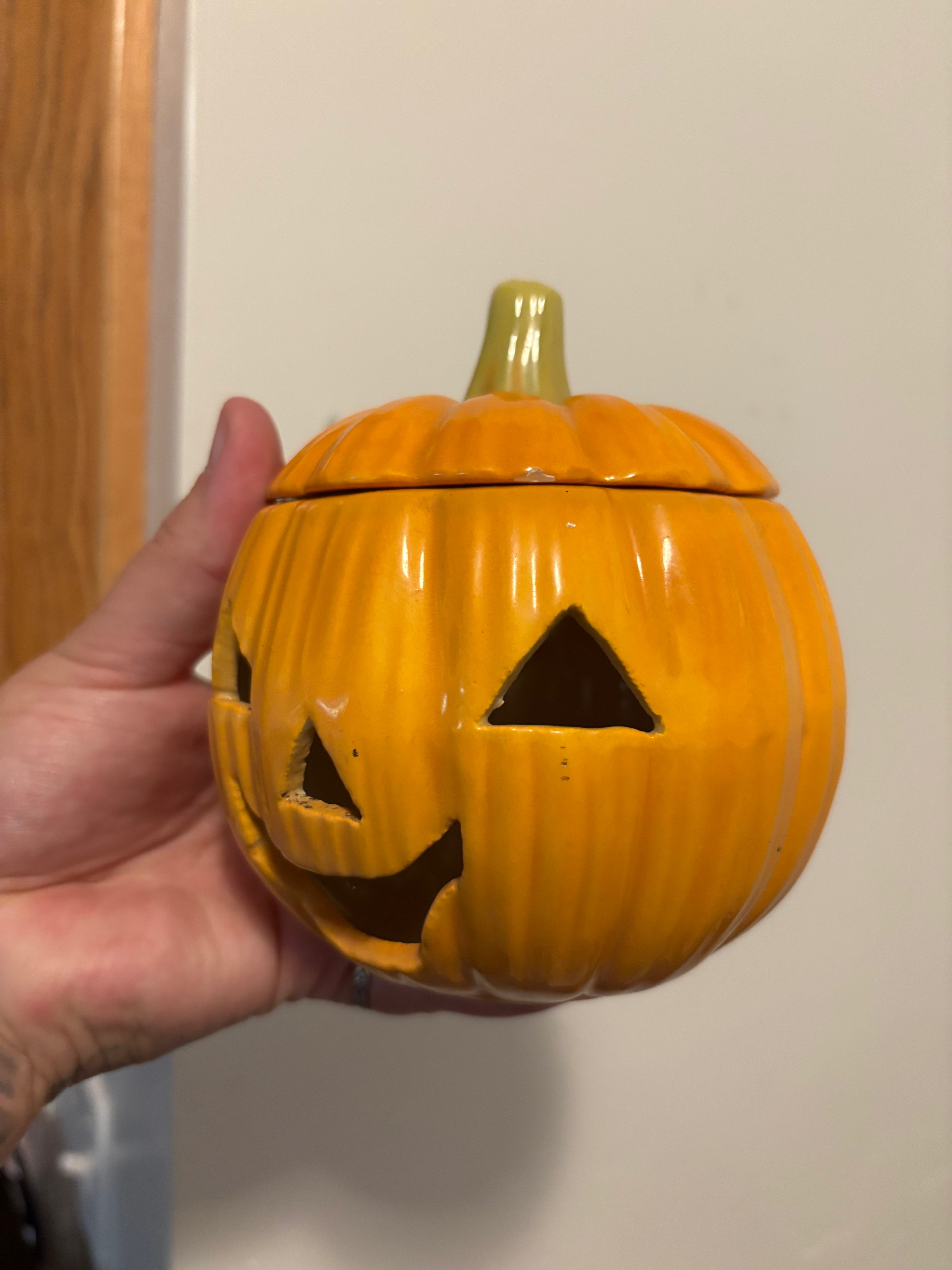 Halloween Pumpkin Container