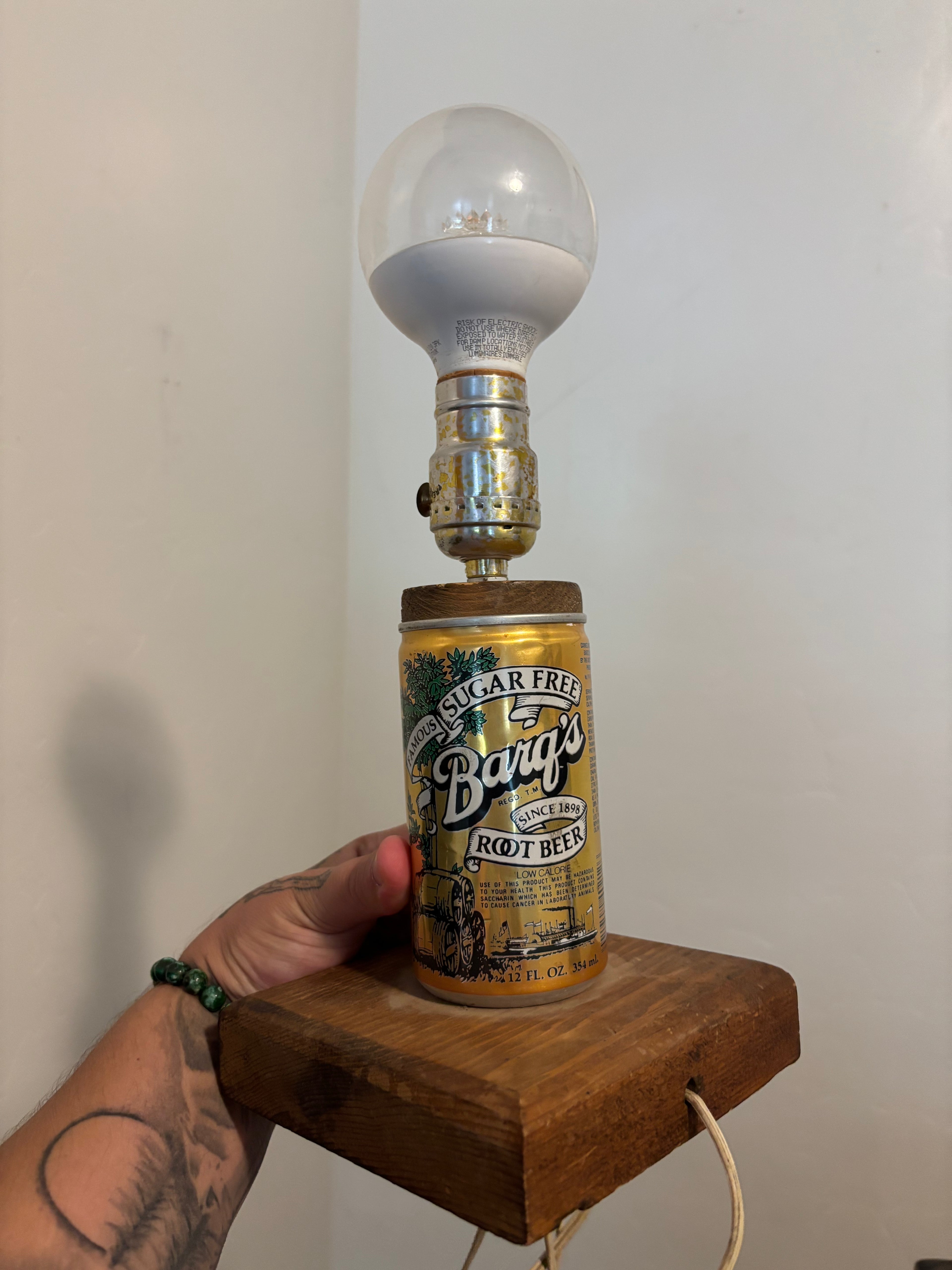 Barqs Root Beer Lamp