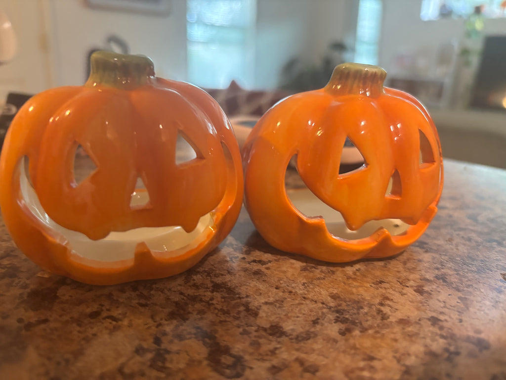 Pumpkin Candle Holders