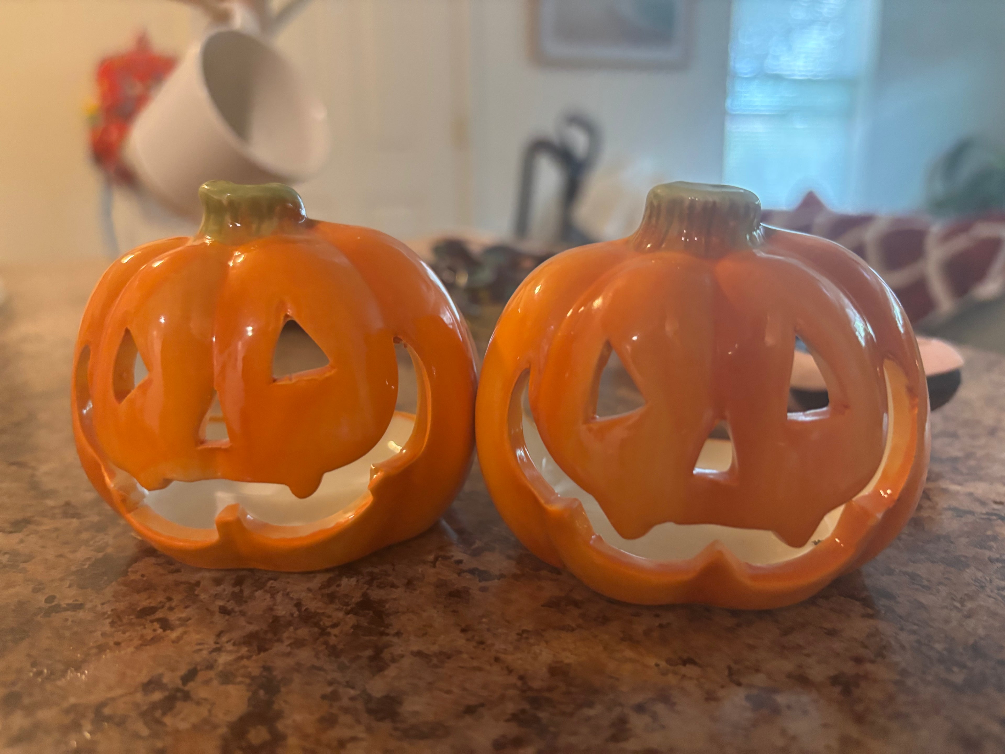 Pumpkin Candle Holders