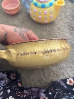 Vintage Banana Split Bowl - Retro Ice Cream Serving Dish