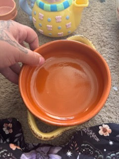 Vintage Banana Split Bowl - Retro Ice Cream Serving Dish