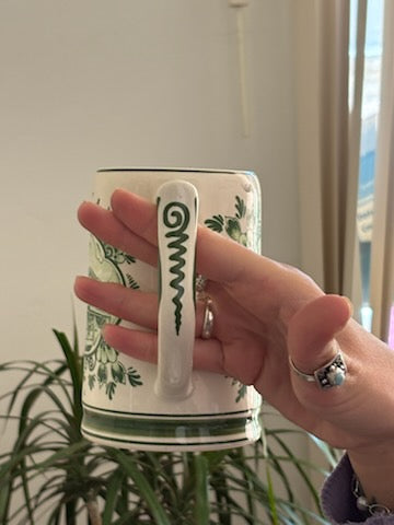 Vintage Heineken Beer Stein – Dutch Brewery Scene Collectible Mug