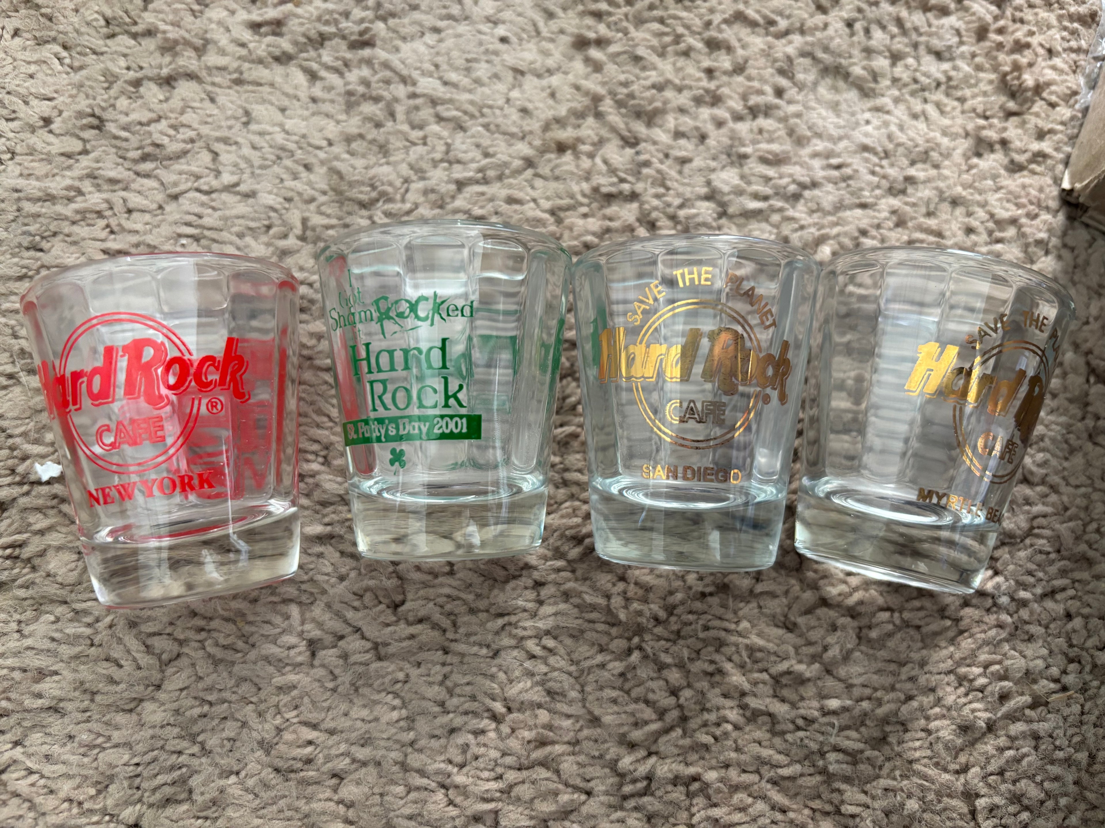 Hard Rock Café Collectible Shot Glasses